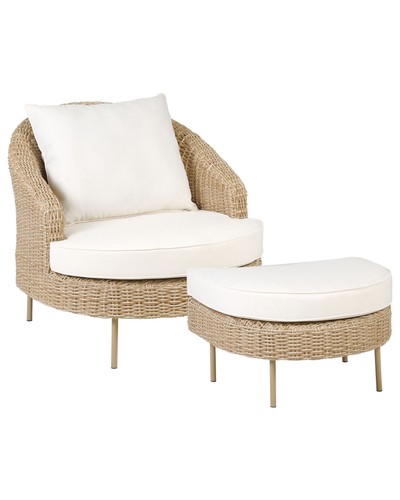 Rattan gartensessel mit - gartensessel,