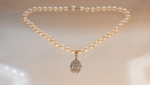 Art deco akoya - art, zuchtperlen