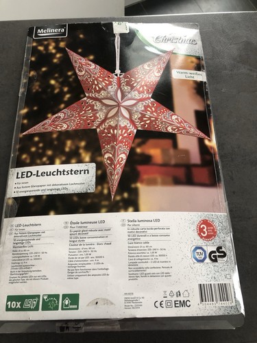 Melinera led leuchtstern stern - led,