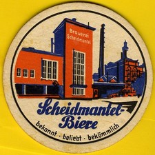 Bierdeckel, Brauerei Scheidmantel, Coburg