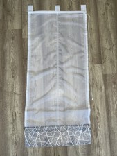 Raffrollo mit Schlaufen 60x140