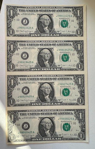 4er bogen dollar - $,