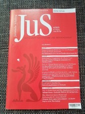 JuS Juristische Schulung 4/2025 Zeitschrift für Studium und Referendariat 