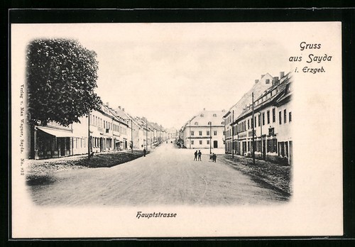 Ansichtskarte sayda erzgeb - ansichtskarte,