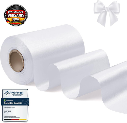 Satinband 10cm breit - , 20m