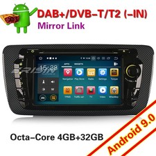 8-Kern Android 9 Autoradio Für SEAT IBIZA DAB+ Navi WiFi OBD2 Canbus DVB-T2 GPS