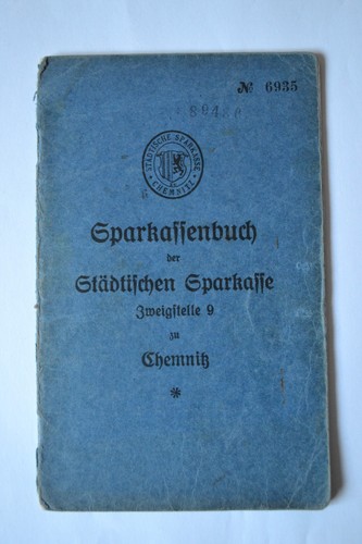 Altes sparkassenbuch sparbuch - altes,