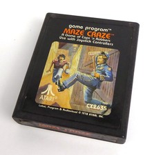 Atari 2600 Spiel -- MAZE CRAZE (Picture Label) -- VCS