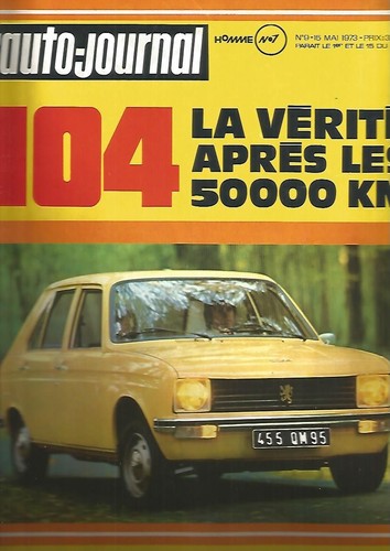Auto journal 09 peugeot - l'auto,