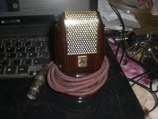 GRUNDIG Tischmikrophon Mikrofon PLEX 816 50er 50ziger Stecker 3 Pol