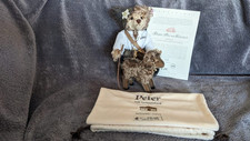 Steiff Teddybär Peter mit Geißenbock, braun gespitzt, 32 cm, limitiert Schweiz