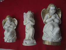 3 engel porzellan antik um