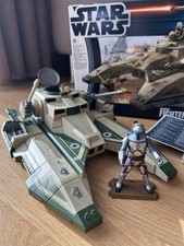 STAR WARS Republic Fighter Tank, grün von Hasbro mit Figur -Neuwertig-