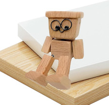 Wackelnder Holzkopf Figur