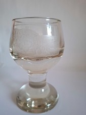 Antikes Andenken-Weinglas mit