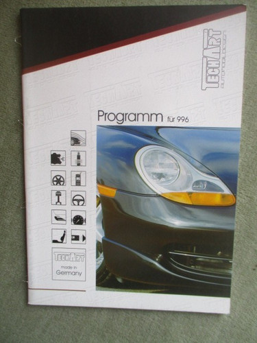 Techart porsche 996 programm - techart,
