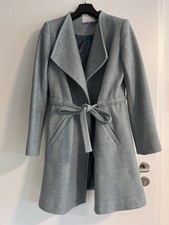 Damenmantel, gebraucht, Grau