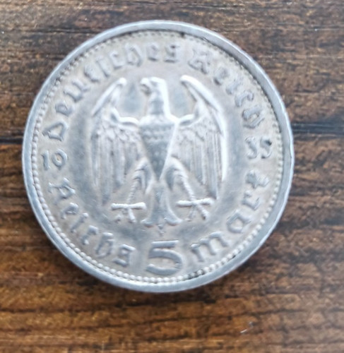Reichsmark 1935 hindenburg - g,
