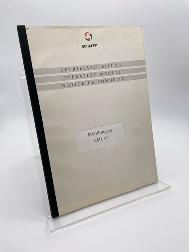 Schaeff hml mobilbagger - hml,