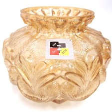 Lampenschirm 130 170 42 mm Glas bernstein Windlicht Leuchte Laterne Geweihlampe