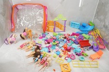Mattel Polly Pocket Konvolut Kleidung Möbel Tiere Figuren Sammlung Schuhe