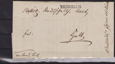 alter Brief ab BESIGHEIM, 1833