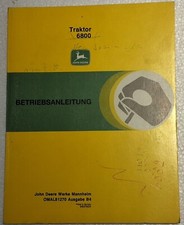 Betriebsanleitung John Deere 6800