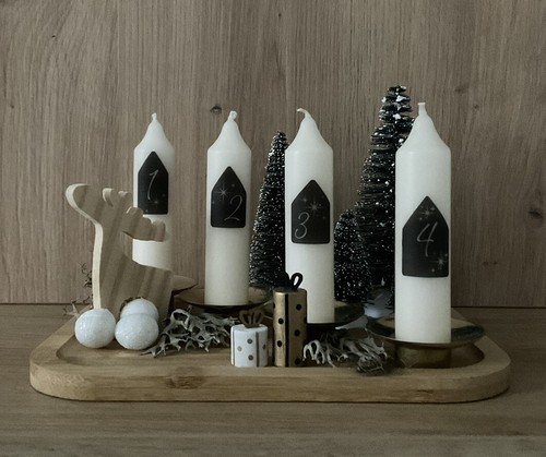 Deko tisch adventskranz - deko,