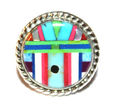 Indianerschmuck Ohrstecker Herren 925 Silber TÜRKIS Echtschmuck unikatschmuck