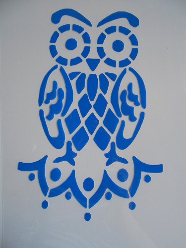 Schablone stencil eule für - schablone,