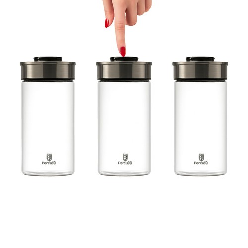 Vakuum vorratsdosen glas 3er - vakuum,
