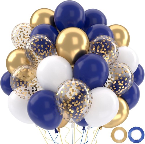 Luftballons geburtstag blau - luftballons, blau,52