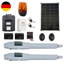 Drehtorantrieb Set für zweiflügeliges Tor bis 4m und 400 kg  SW20 + Solaranlage