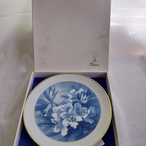 Meissen teller aquatinta blaue - teller,