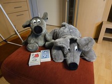 3x Uli Stein, Stein-Maus 24 cm hoch, 1x 50 cm lang, 1 ROMME-Spiel