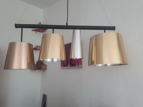 Deckenlampe kare parecchi - deckenlampe, gold