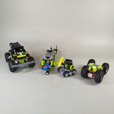 LEGO Fahrzeuge Set von 4 – Monster Truck, Hubschrauber, gebraucht