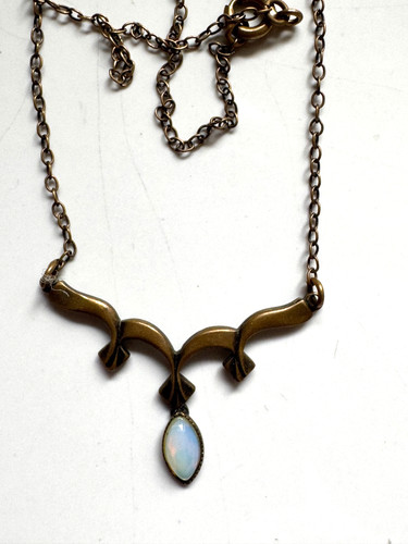 Jugendstil collier halskette - collier, /