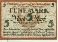 5  Mk   Halle,  Saale