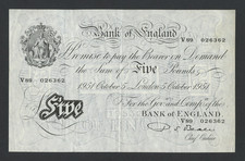 BANK OF ENGLAND £5 Schein