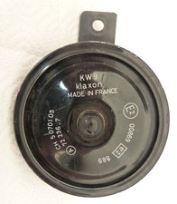 Auflösung-Oldtimer-Werkstatt:Original Klaxon KW9 Hupe-CH5070105--72236-7-A-Franc