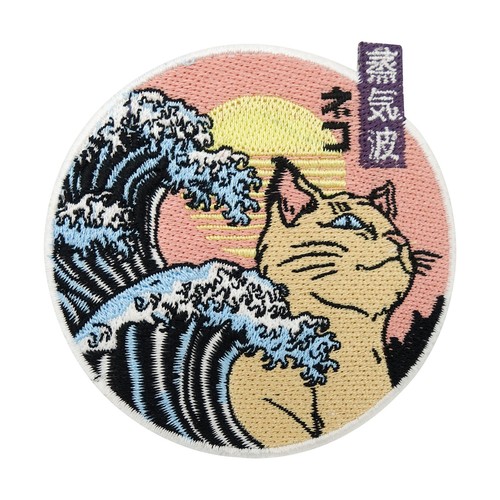Sonne welle katze patch zum - sonne,,