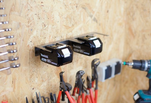 Makita edelstahl akkuhalter - makita,