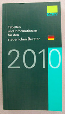 Datev Heft 2010 Tabellen und Informationen für die steuerliche Beratung