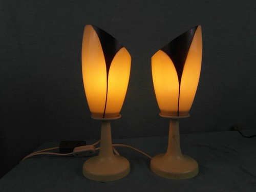 Paar tischlampe kunststoff - tischlampe,