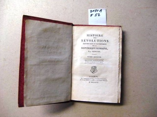 Historie des revolutions - historie,