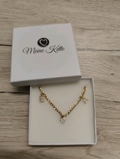 Kette mit Anhänger "Zweier-Buchstaben mit Herz.  Е & А"