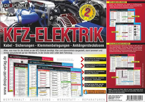 Info tafel set kfz elektrik - info-tafel-set, kfz-elektrik