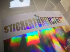 Aufkleber WUNSCHTEXT Rainbow