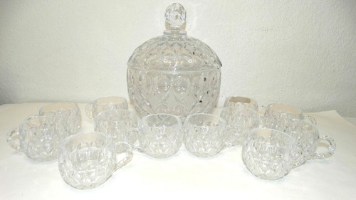 Kristallglas bowle service - bowle,